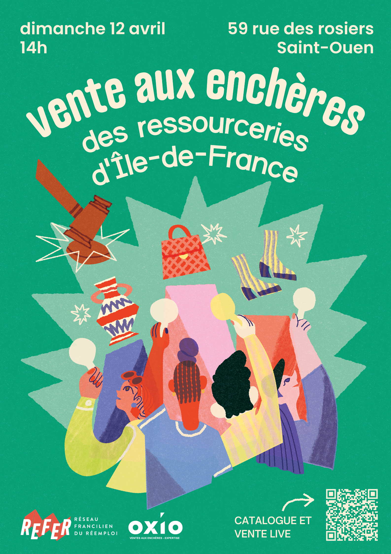 AFFICHE - Vente aux enchèresREFER - 120426